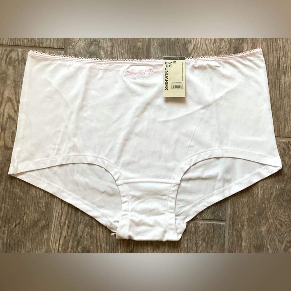 New Nobo, No Boundaries Cotton boyshort panties You pick size Hopeful Romantic